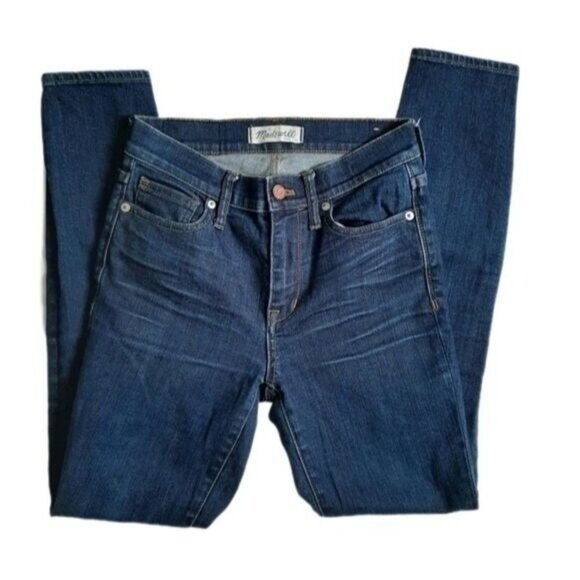 MADEWELL High Rise Skinny Jeans Sz 25 - Picture 5 of 8